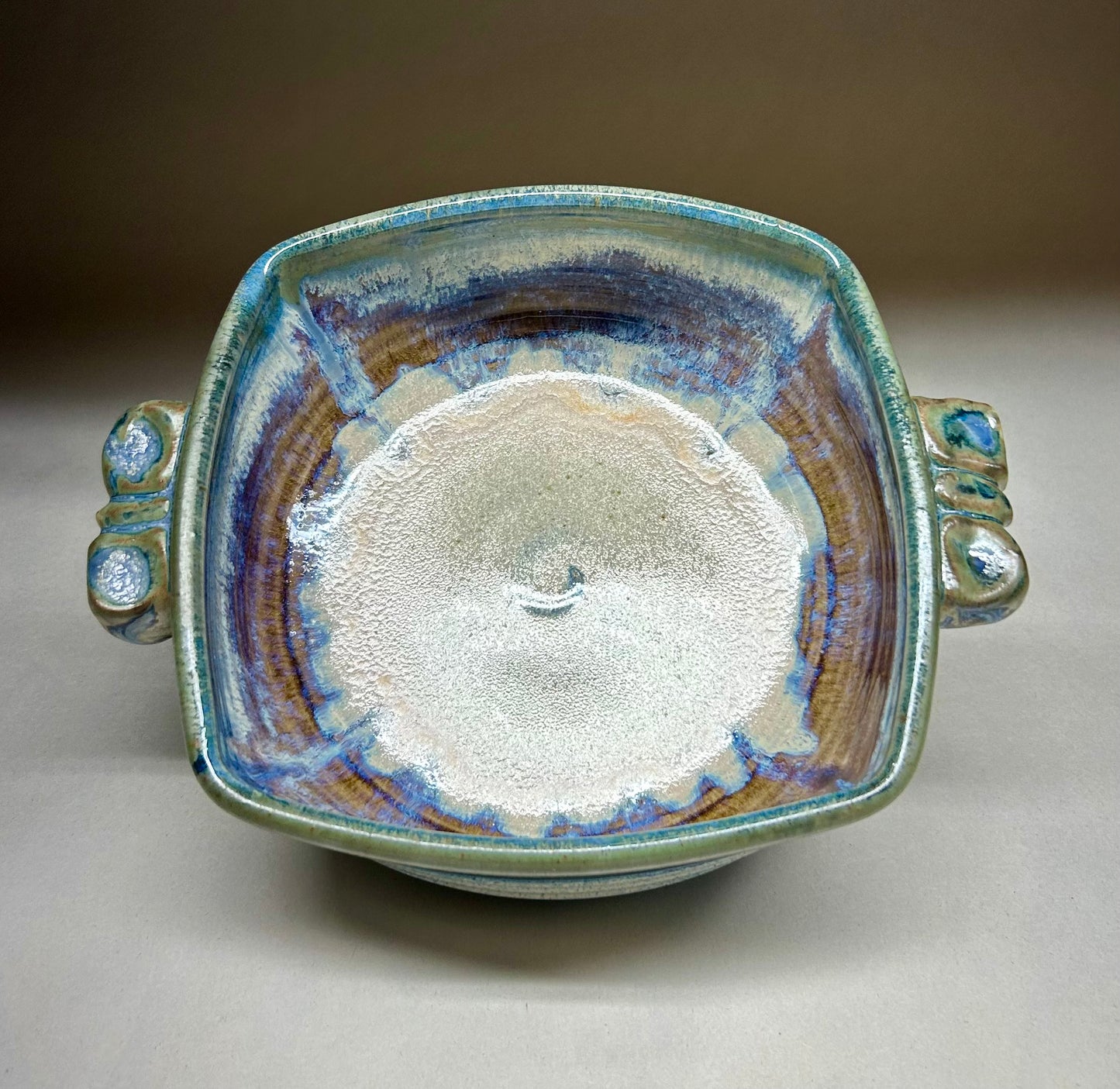 Handmade Pottery Baking Dish with Handles