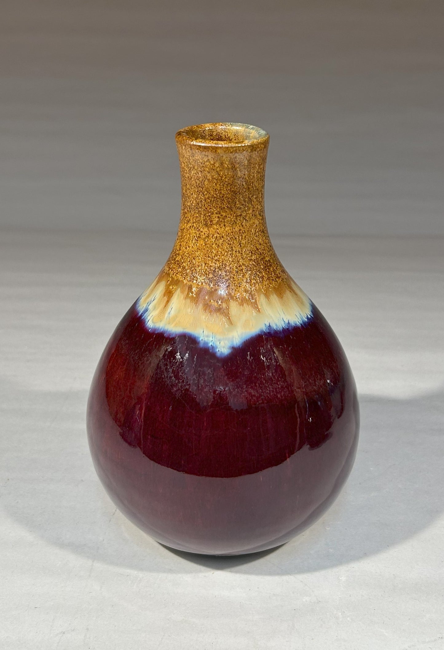 Teardrop pottery vase