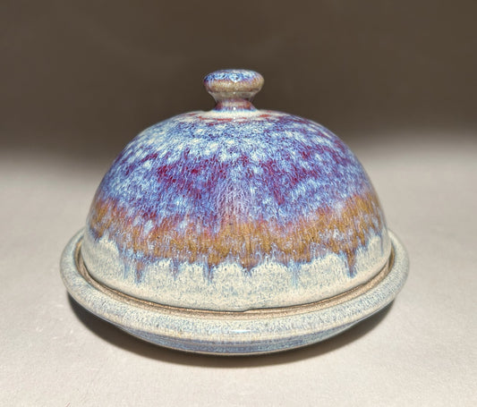 Pottery Butter Dish - Domed Lid