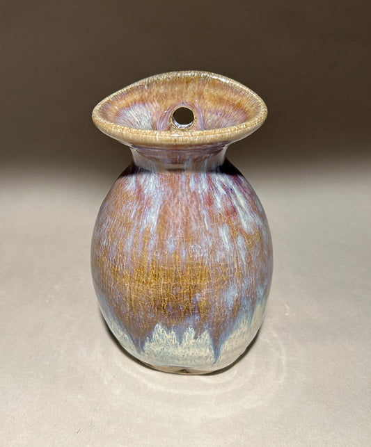 Handmade Pottery Wall Vase - For your Spring Flowers
