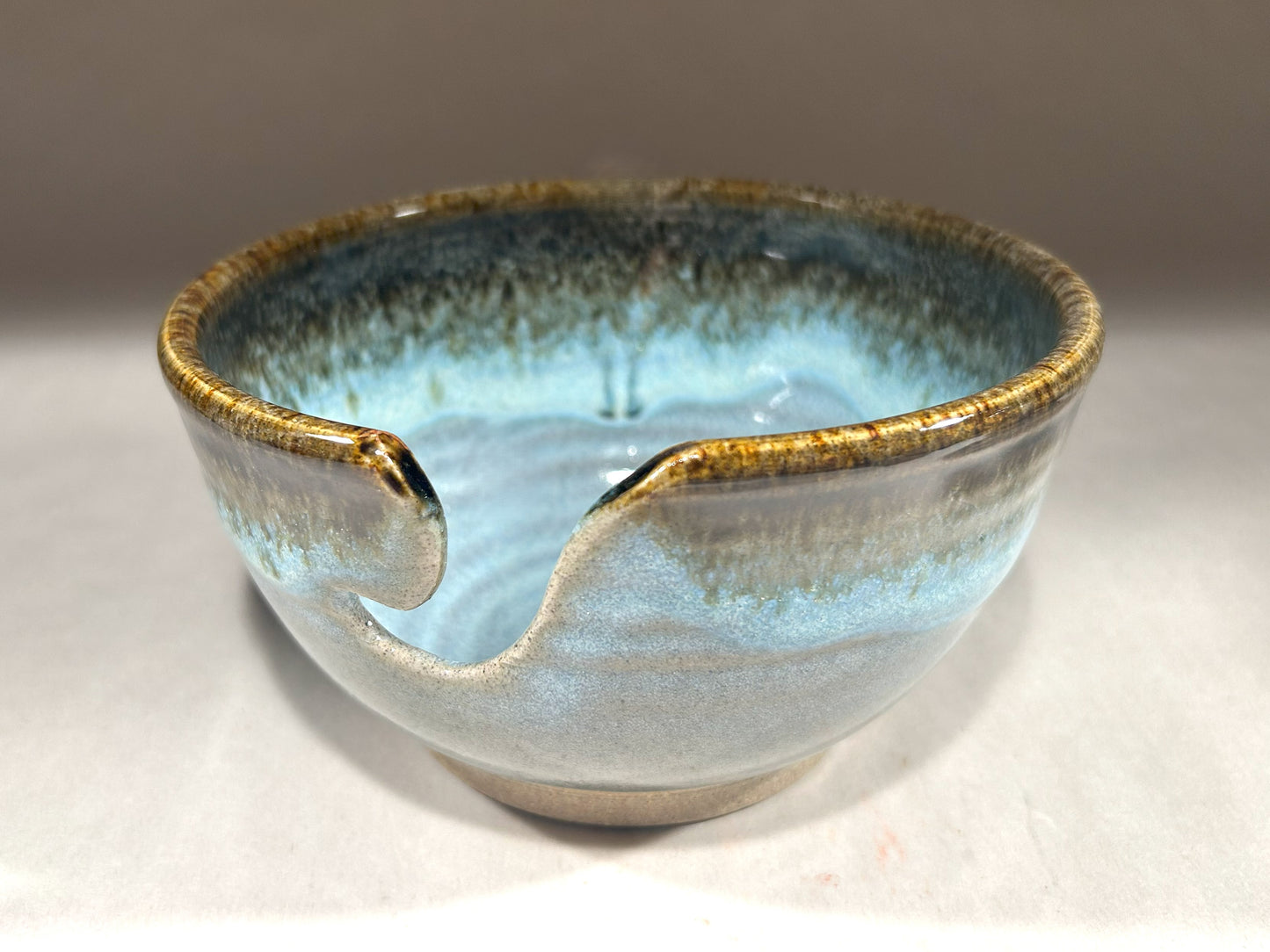 Pottery Yarn Bowl - Knitting Bowl