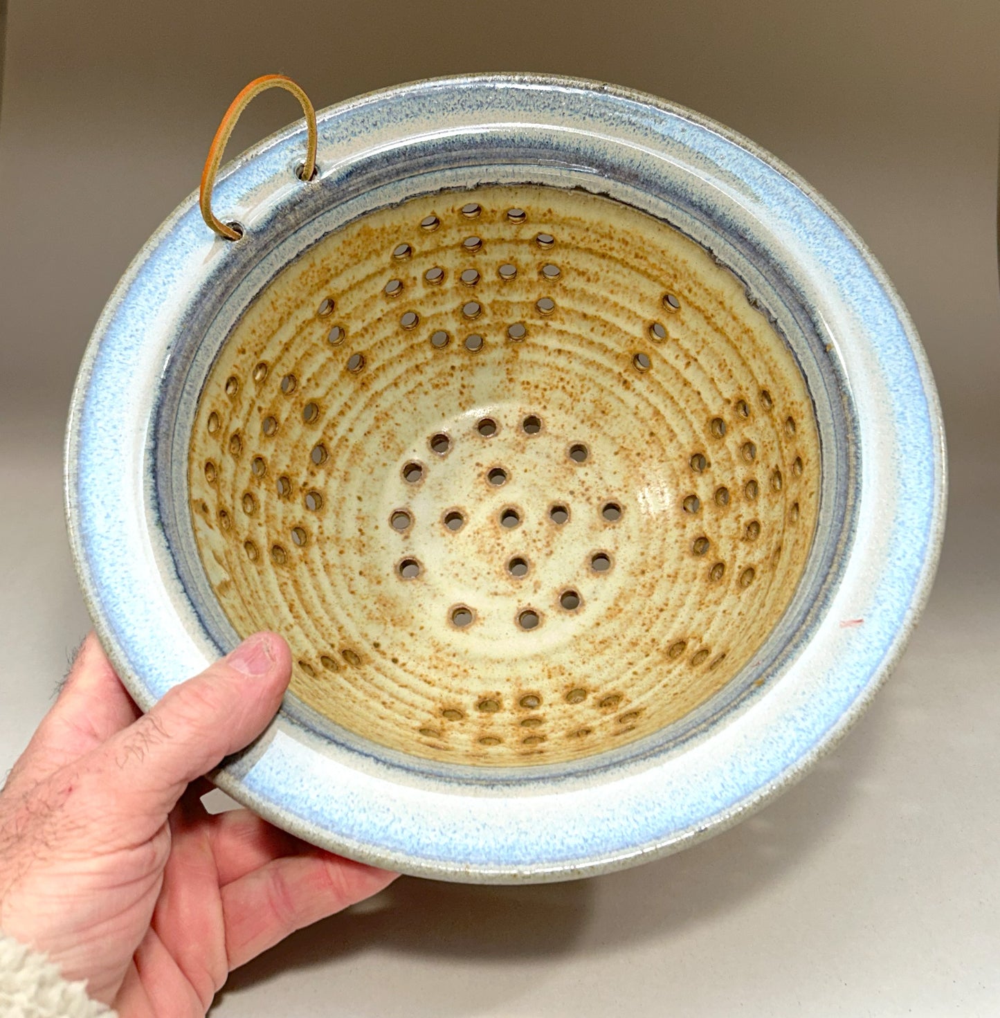 Handmade Pottery Colander - Kitchen Decor - Pottery Fruit Bowl
