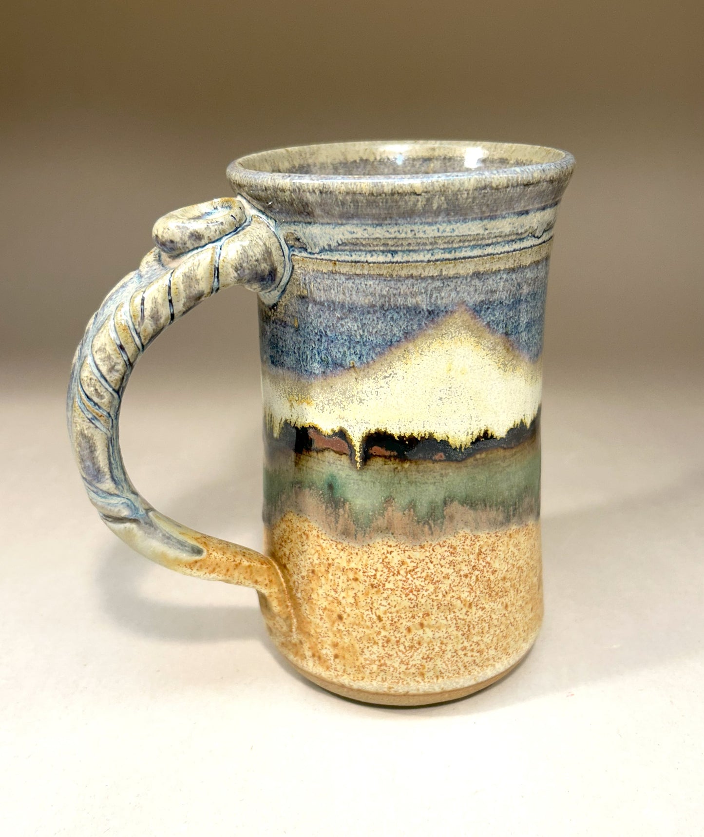 Extra Large Pottery Mug – Perfect for Coffee, Tea, and More