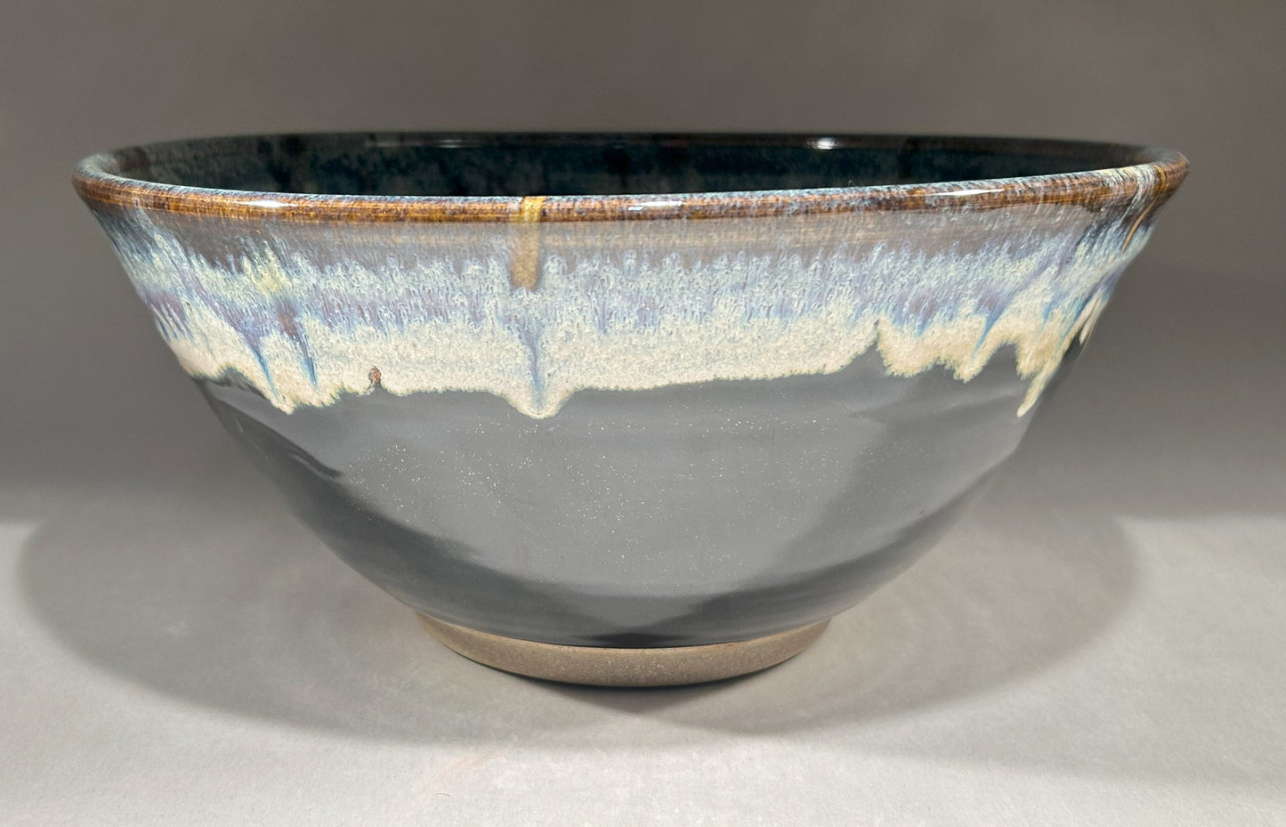 Large Handmade Pottery Mixing Bowl – Rustic Ceramic Kitchenware for Baking, Mixing & Serving