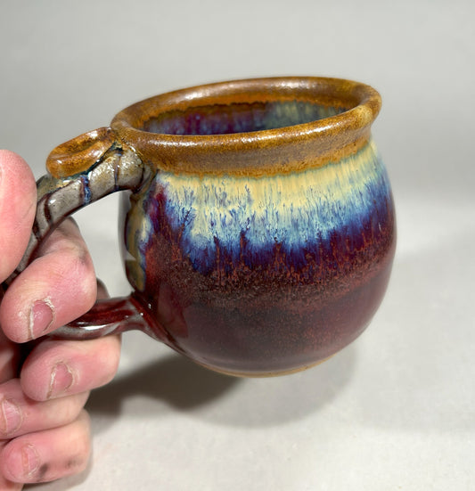 Extra Small Handmade Pottery Coffee Mug – Artisan Espresso Cup