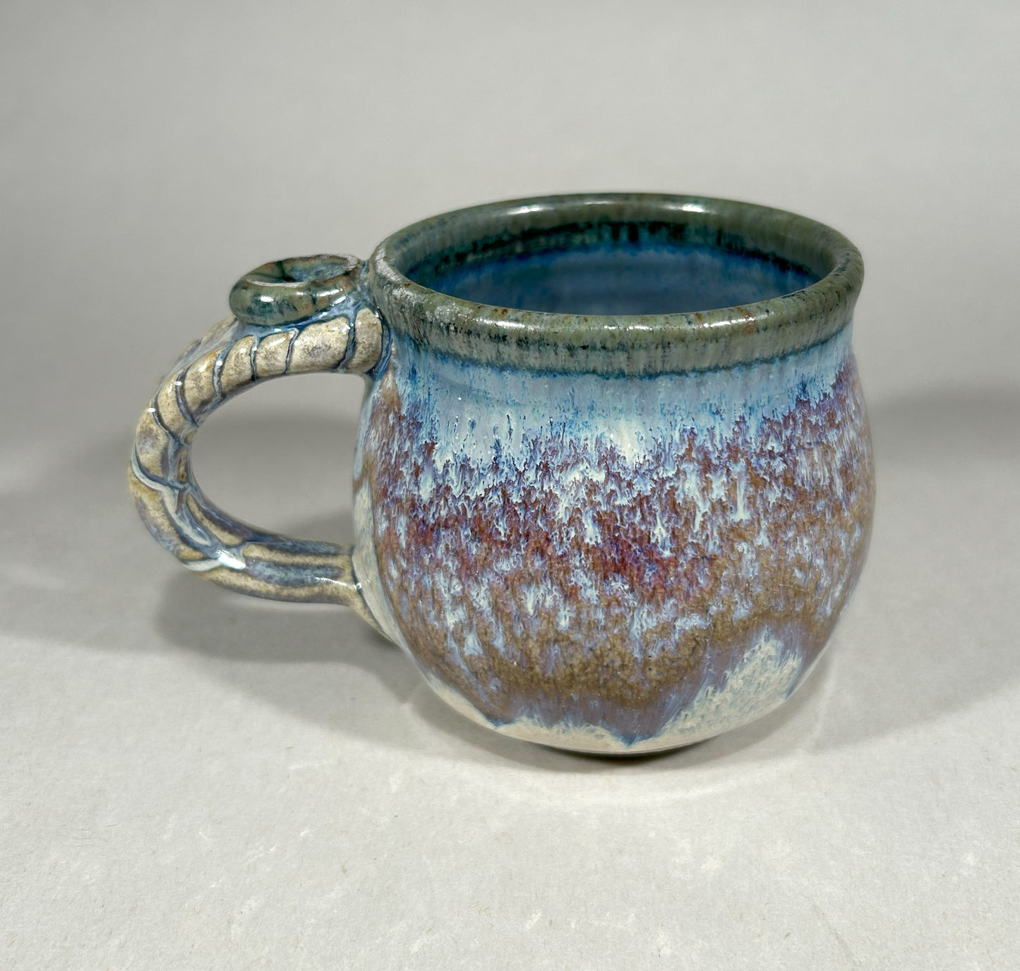 Extra Small Handmade Pottery Coffee Mug – Artisan Espresso Cup