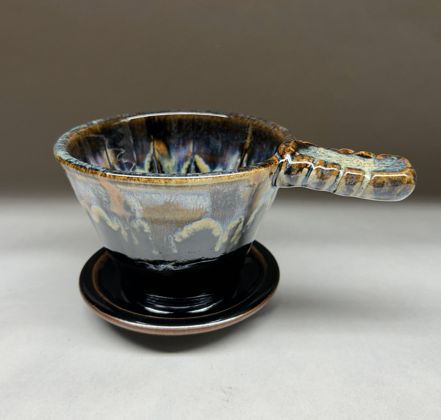 Handmade Pottery Coffee Cone – Pour-Over Coffee Brewer