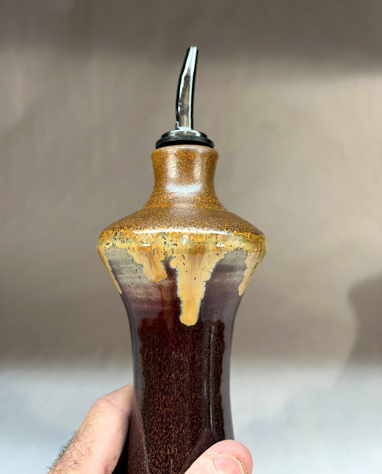 Handmade Pottery Oil Dispenser – Cooking Accessories