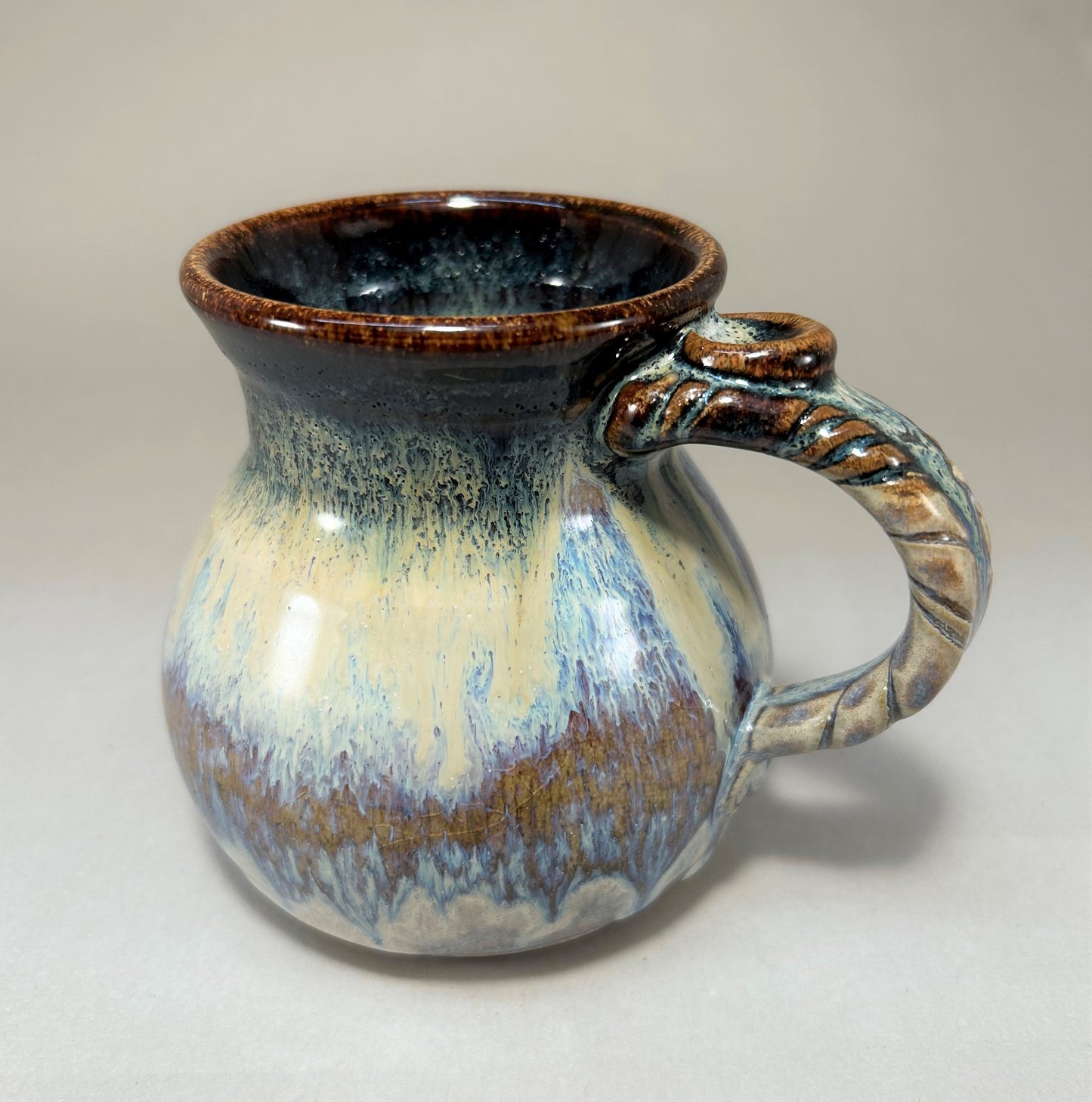 Pottery travel mug