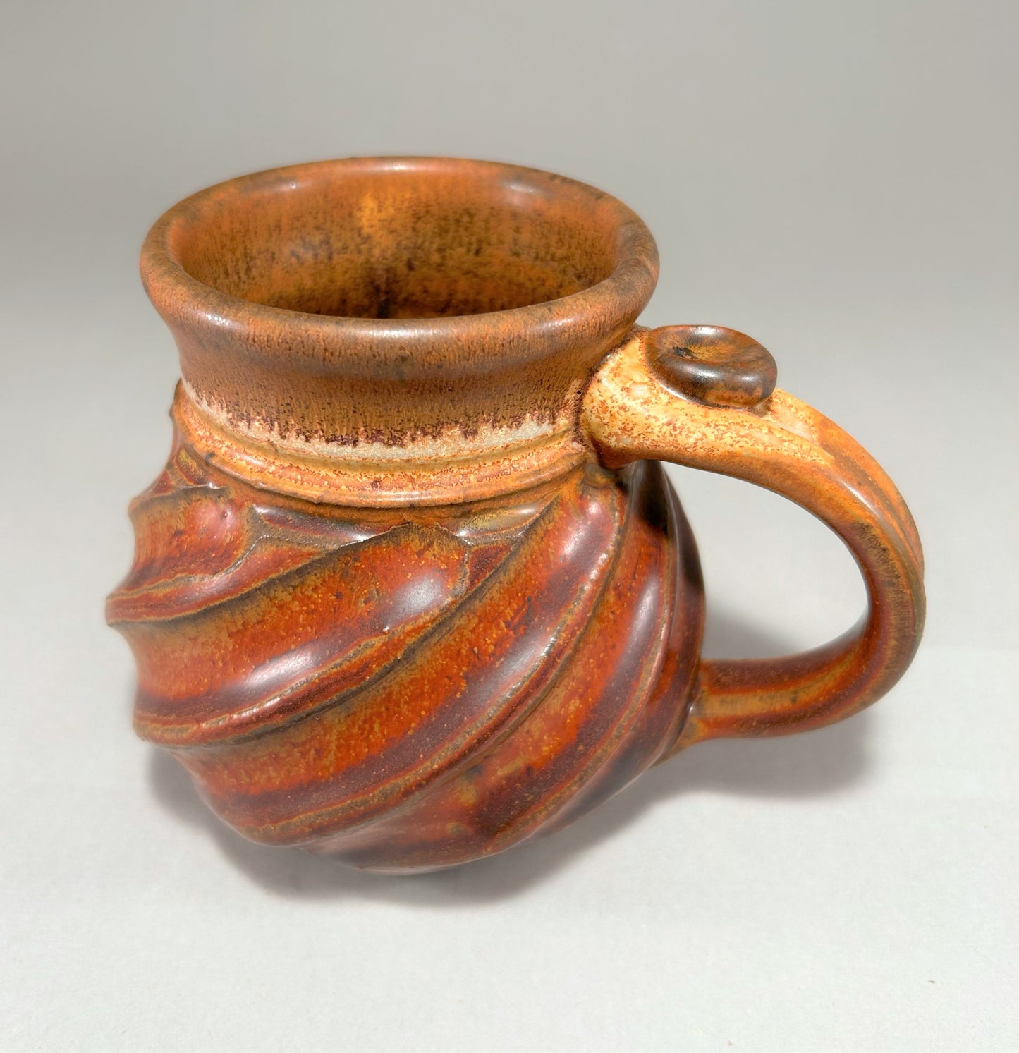 Pottery travel mug