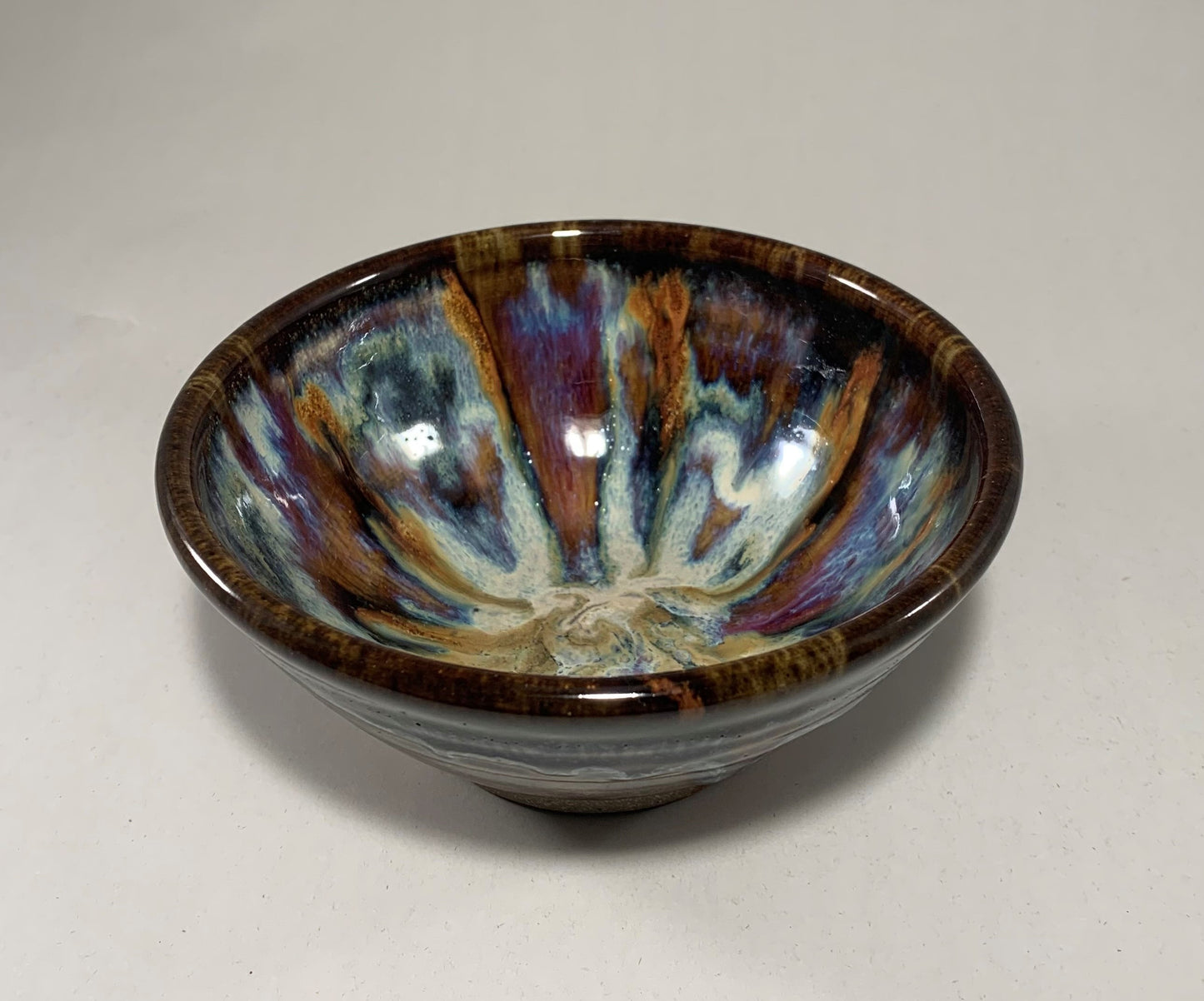 Pottery dessert bowl