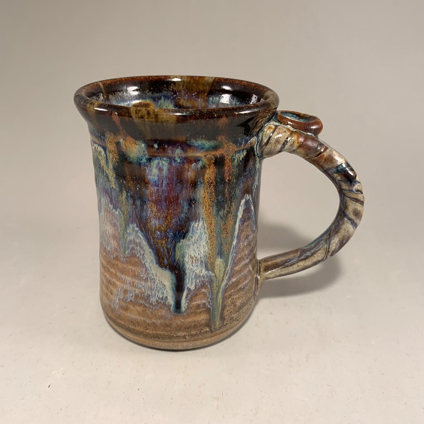 Handmade pottery mug