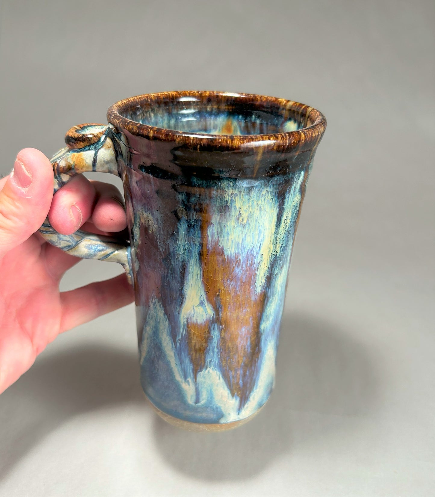 Pottery car mug