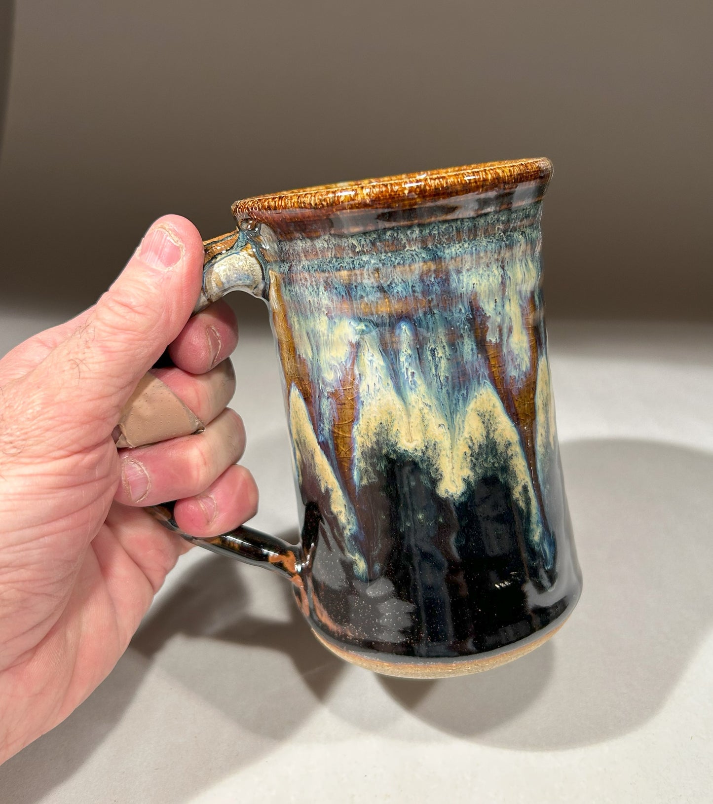 Handmade Pottery Mug - Large Coffee mug - Tea Mug