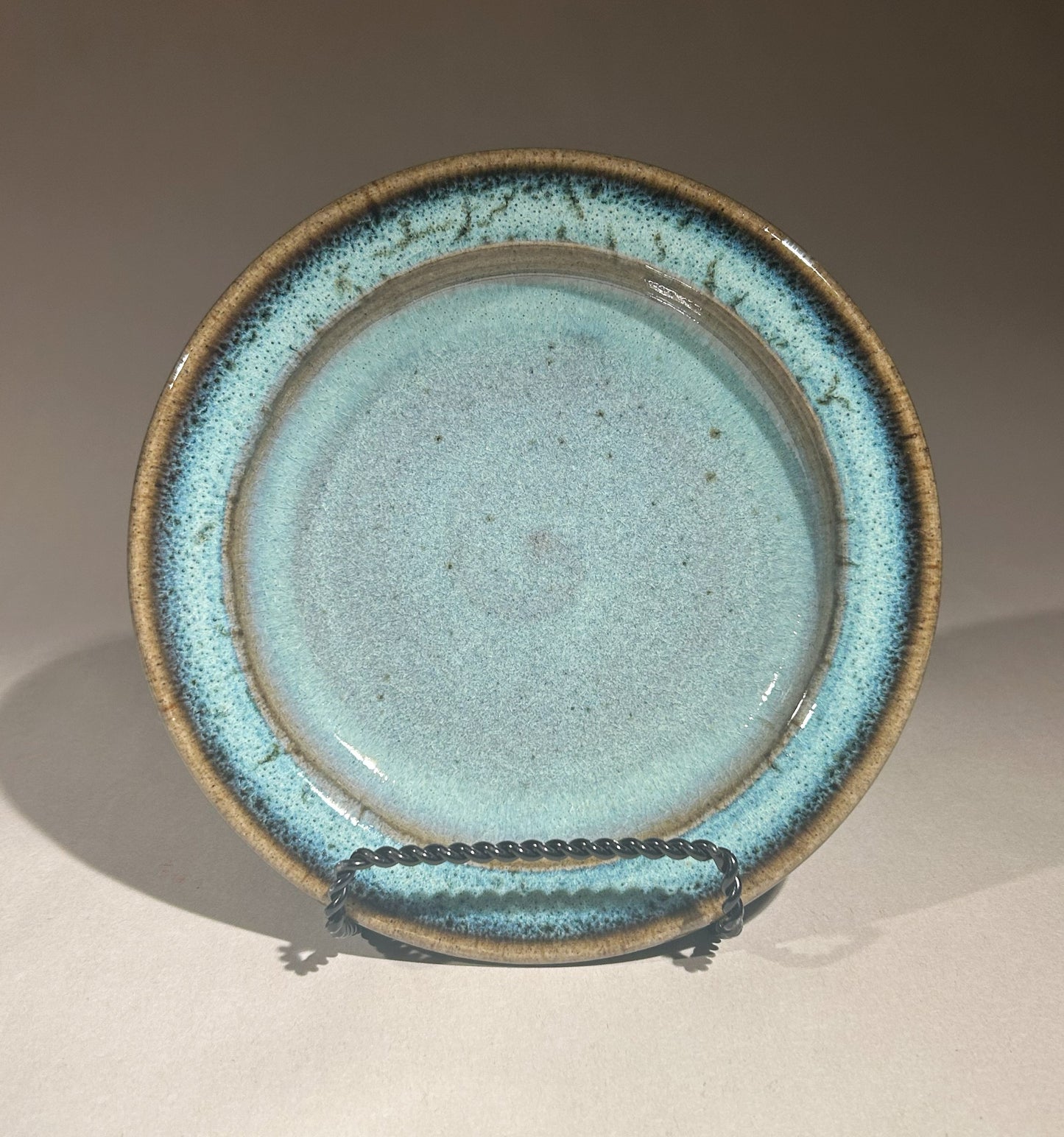Pottery Dessert Plates - Ash Glaze