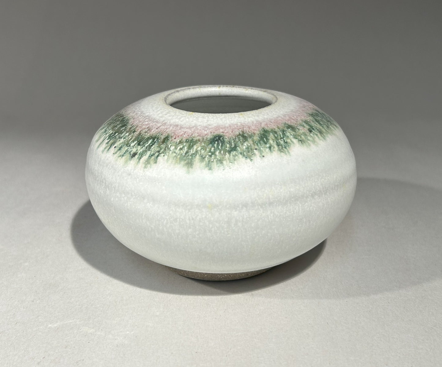 Ikebana Vase - Pottery - Pin Frog