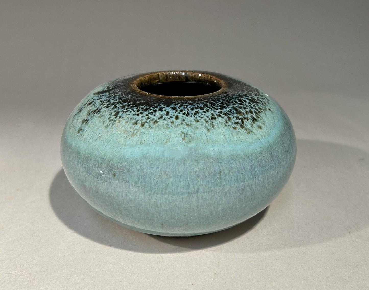Ikebana Vase - Pottery - Pin Frog