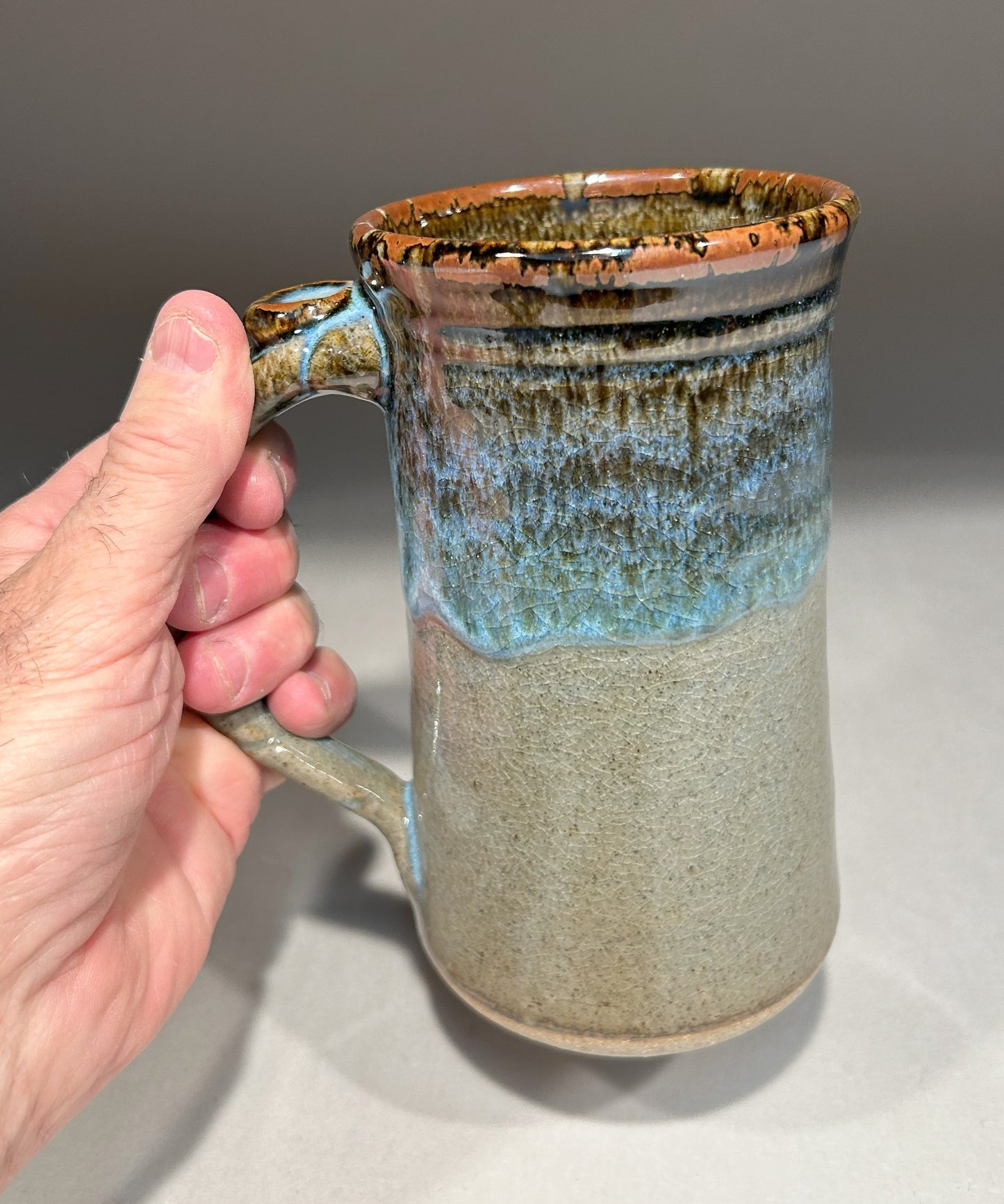 Large Handmade Pottery Mug