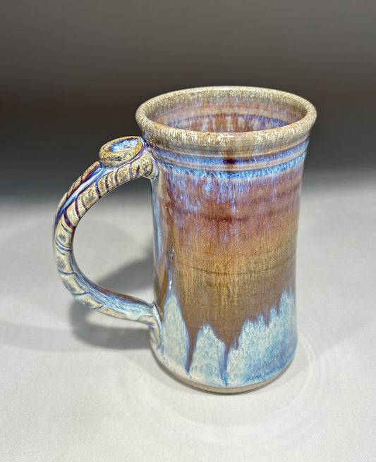 Extra Large Pottery Mug - Perfect for Tea Drinkers