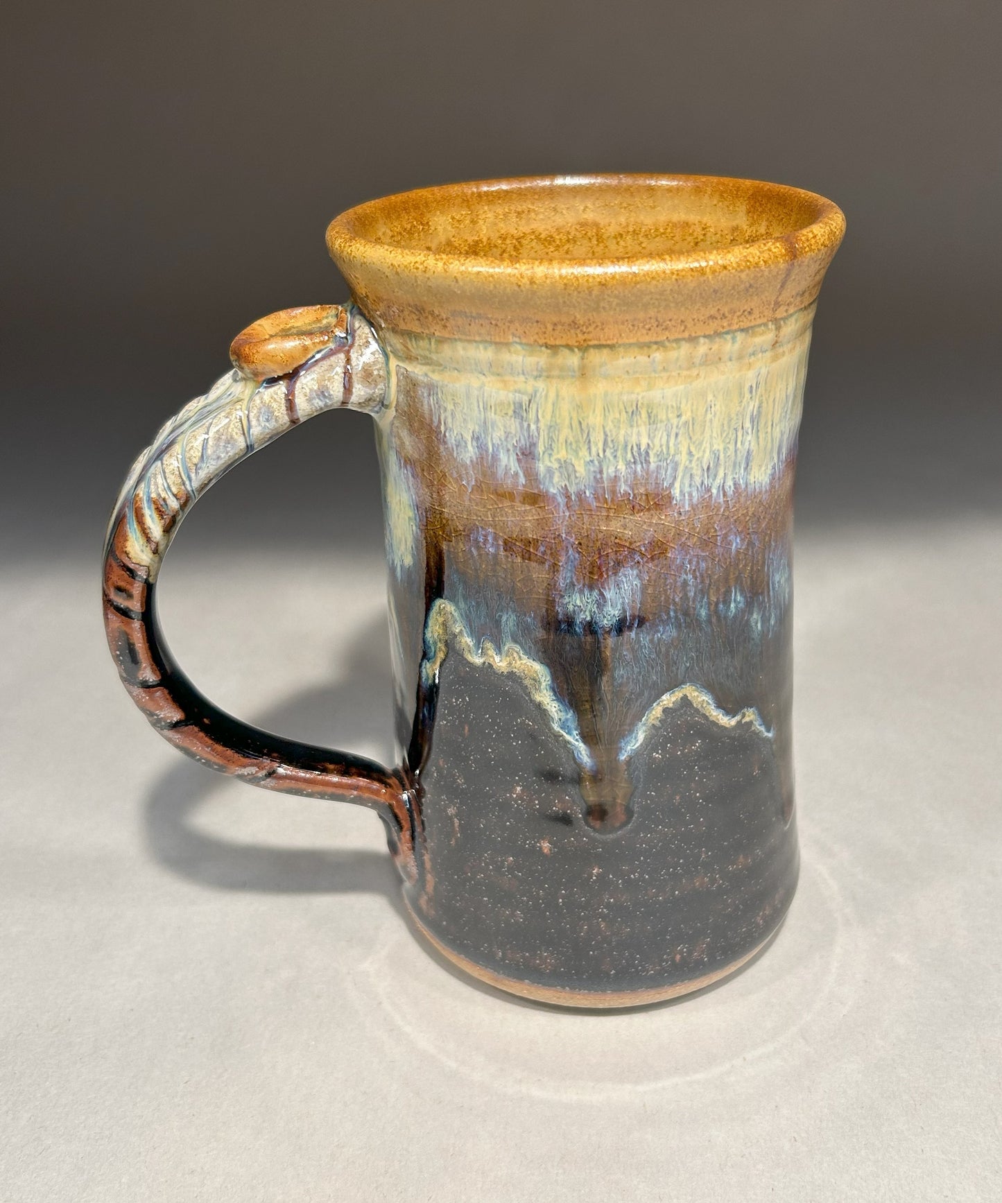 Extra Large Pottery Mug - Perfect for Tea Drinker
