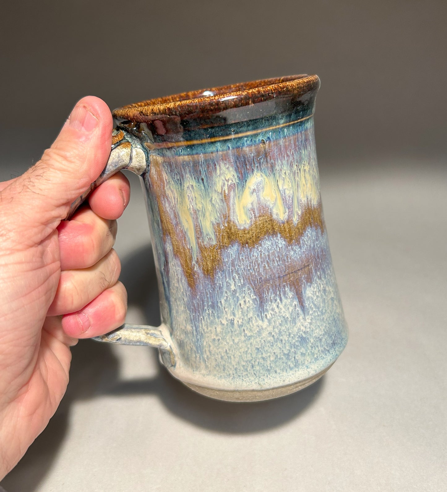 Handmade Pottery Mug - Large 16 oz - Made in Oregon