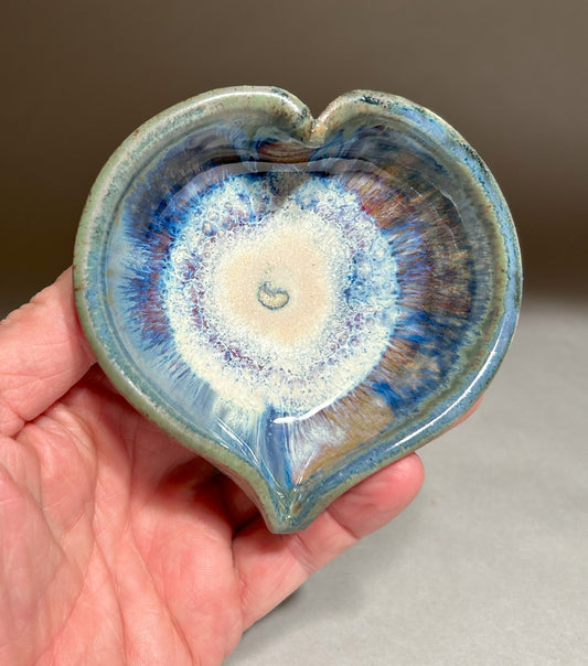 Pottery Heart Bowl - Perfect for rings and things - Gift Idea