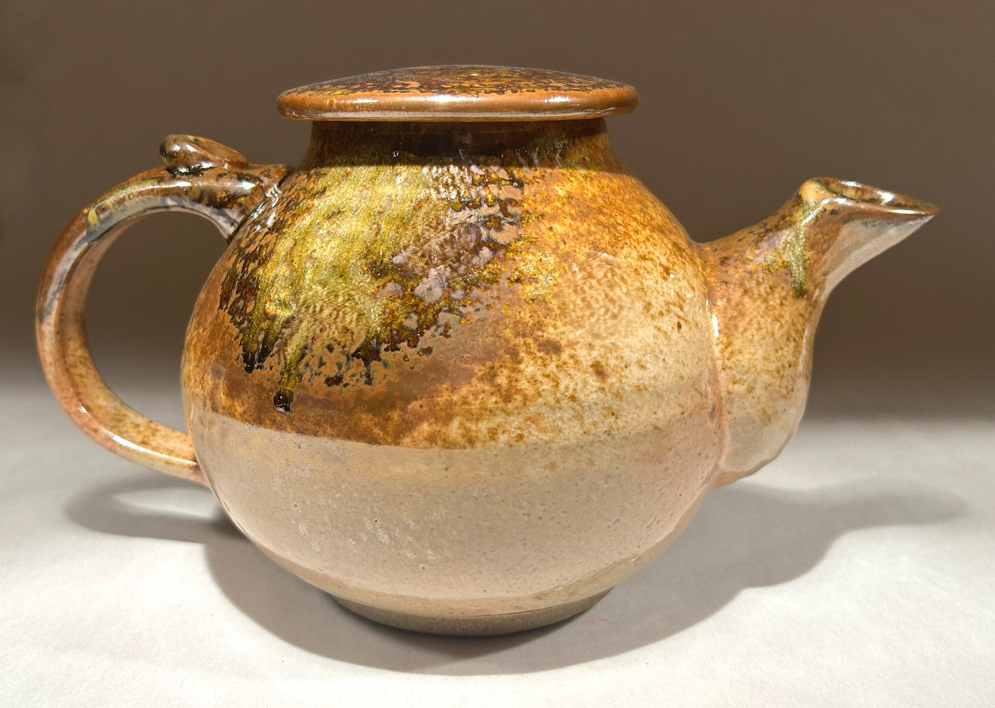 Handmade Pottery Teapot - Sheno & Ash Glaze