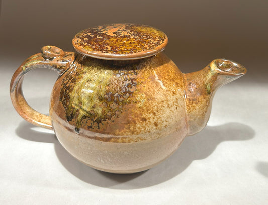 Handmade Pottery Teapot - Sheno & Ash Glaze