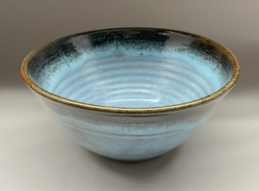 Pottery Mixing Bowl - Handmade Pottery - Ash Glaze