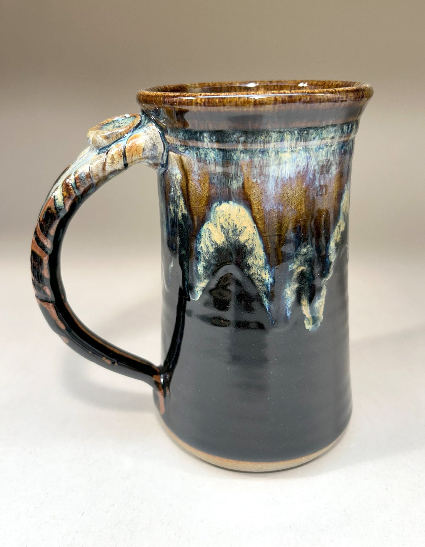 Extra Large Pottery Mug - Perfect for Tea Drinker