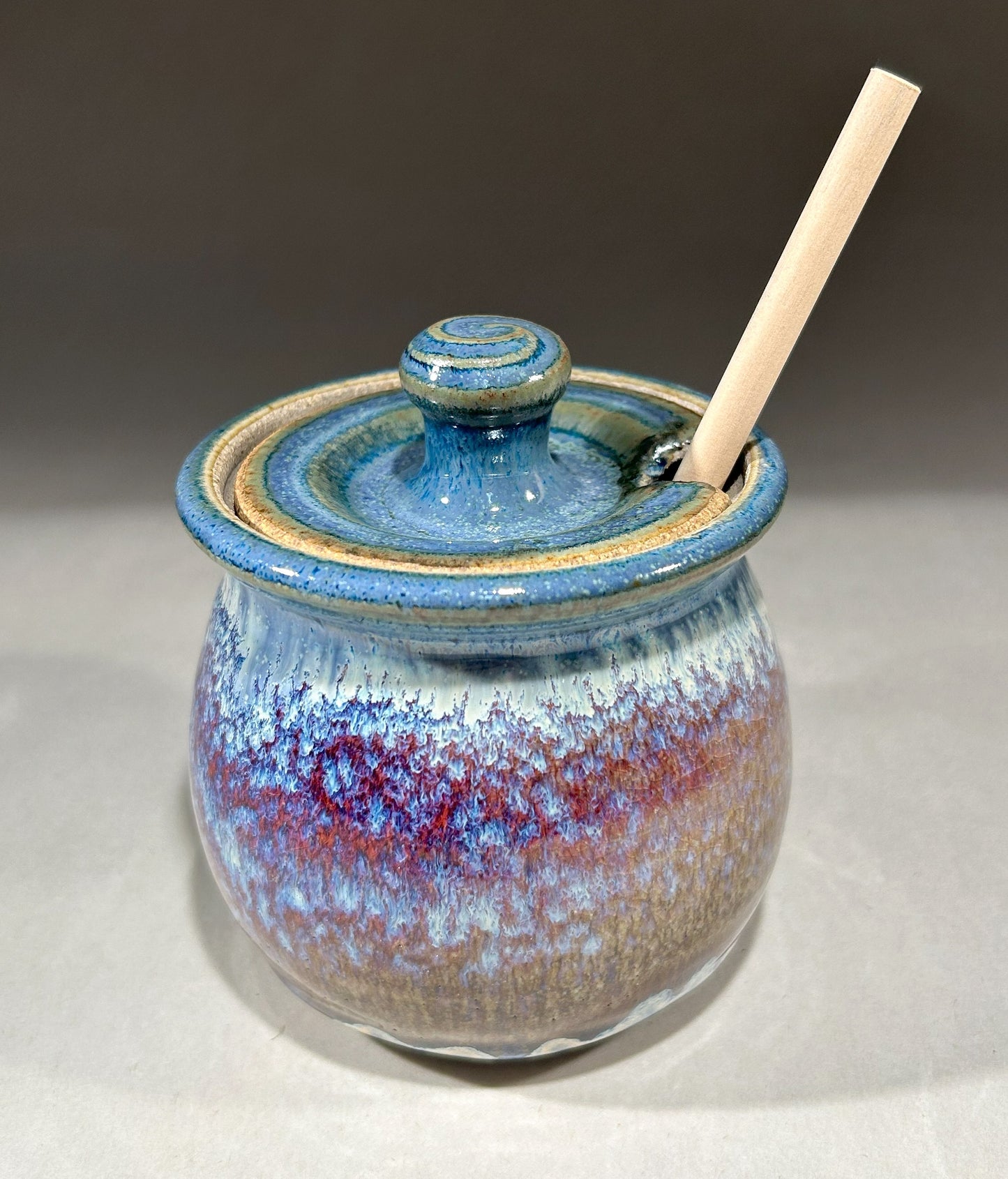 Handmade Pottery Honey Pot - Perfect for your farm raised honey