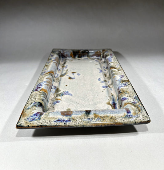 Rectangle Pottery Platter - Appetizer tray - Serving Tray