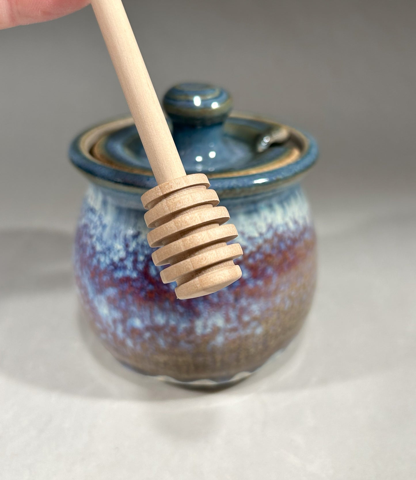 Handmade Pottery Honey Pot - Perfect for your farm raised honey