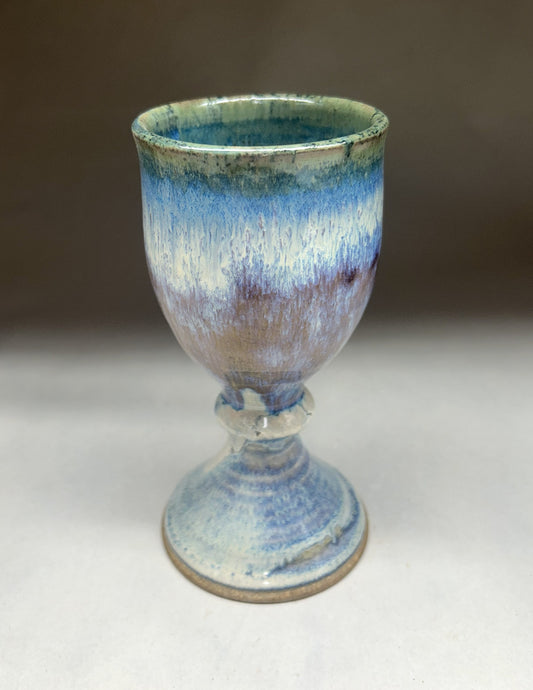 Handmade Pottery Goblet - Wine Glass