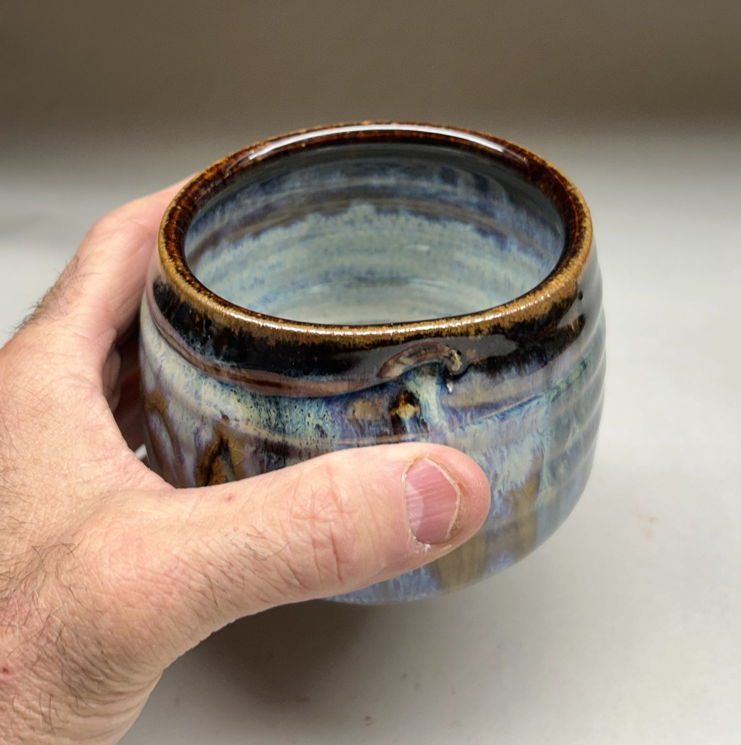 Handmade Pottery Tea Cup - Made in Ofegon
