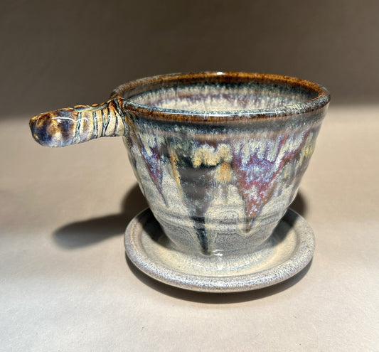 Handmade Pottery Coffee Cone – Artisan Pour-Over Brewer