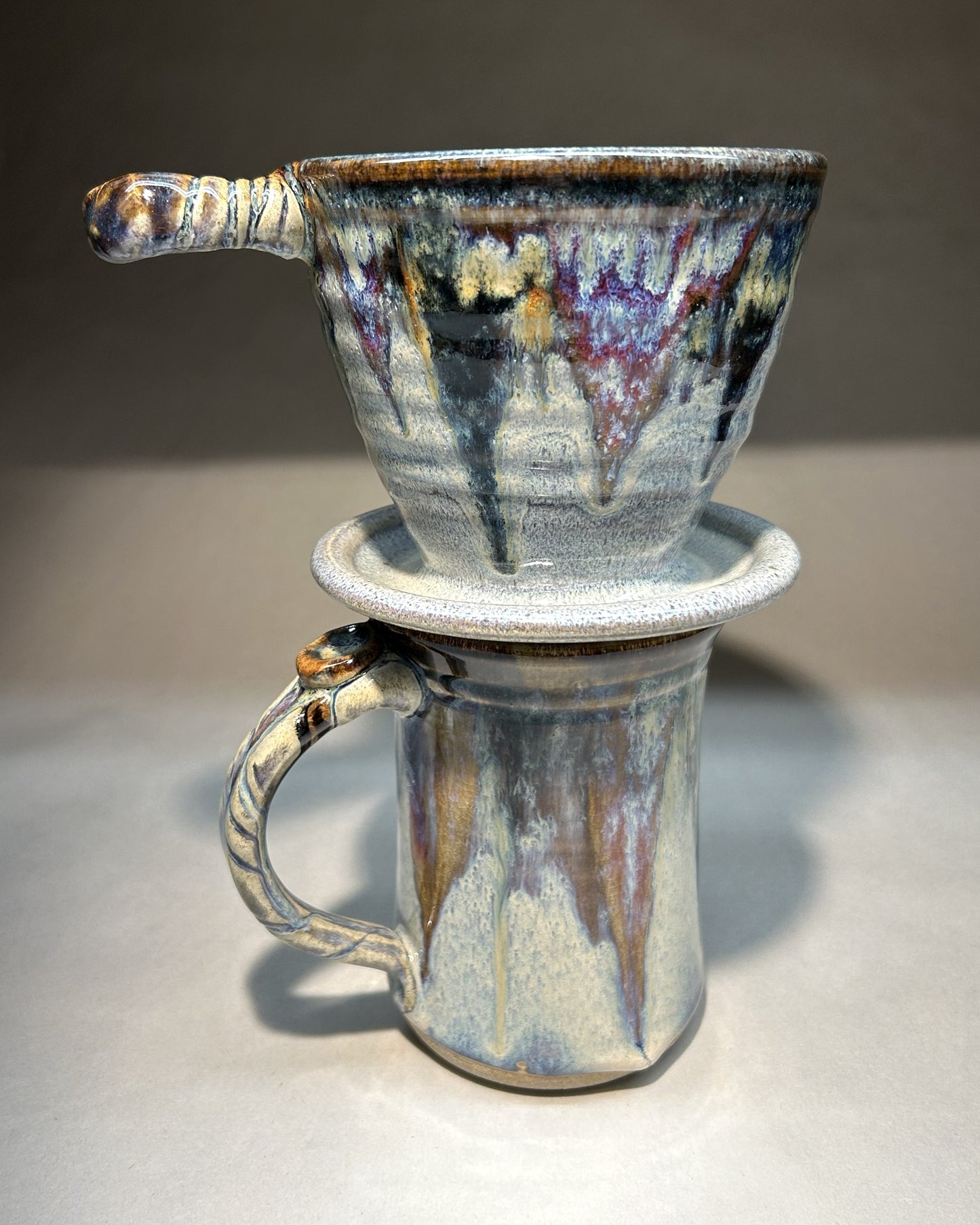 Handmade Pottery Coffee Cone – Artisan Pour-Over Brewer