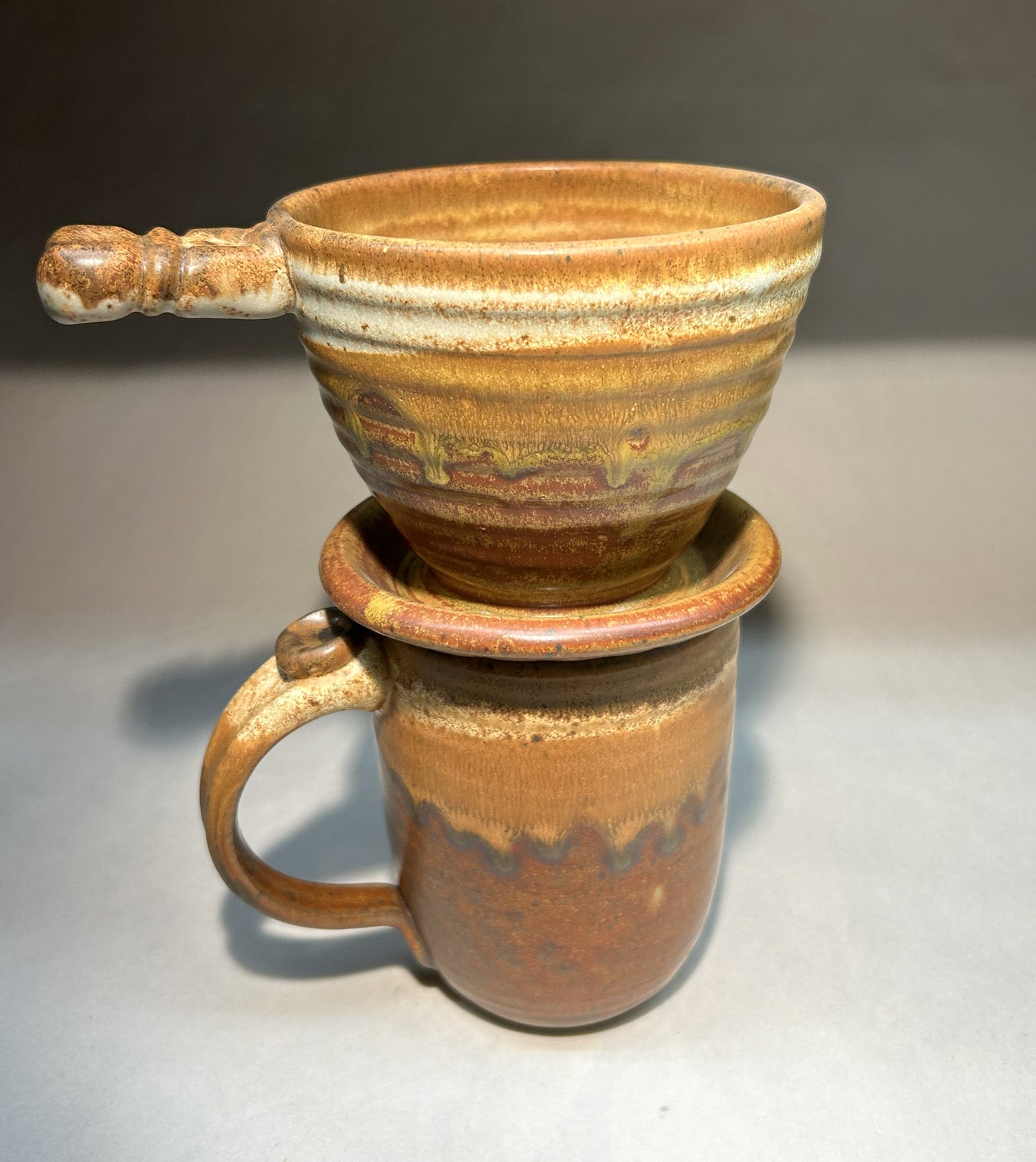 Handmade Pottery Coffee Cone – Artisan Pour-Over Brewer
