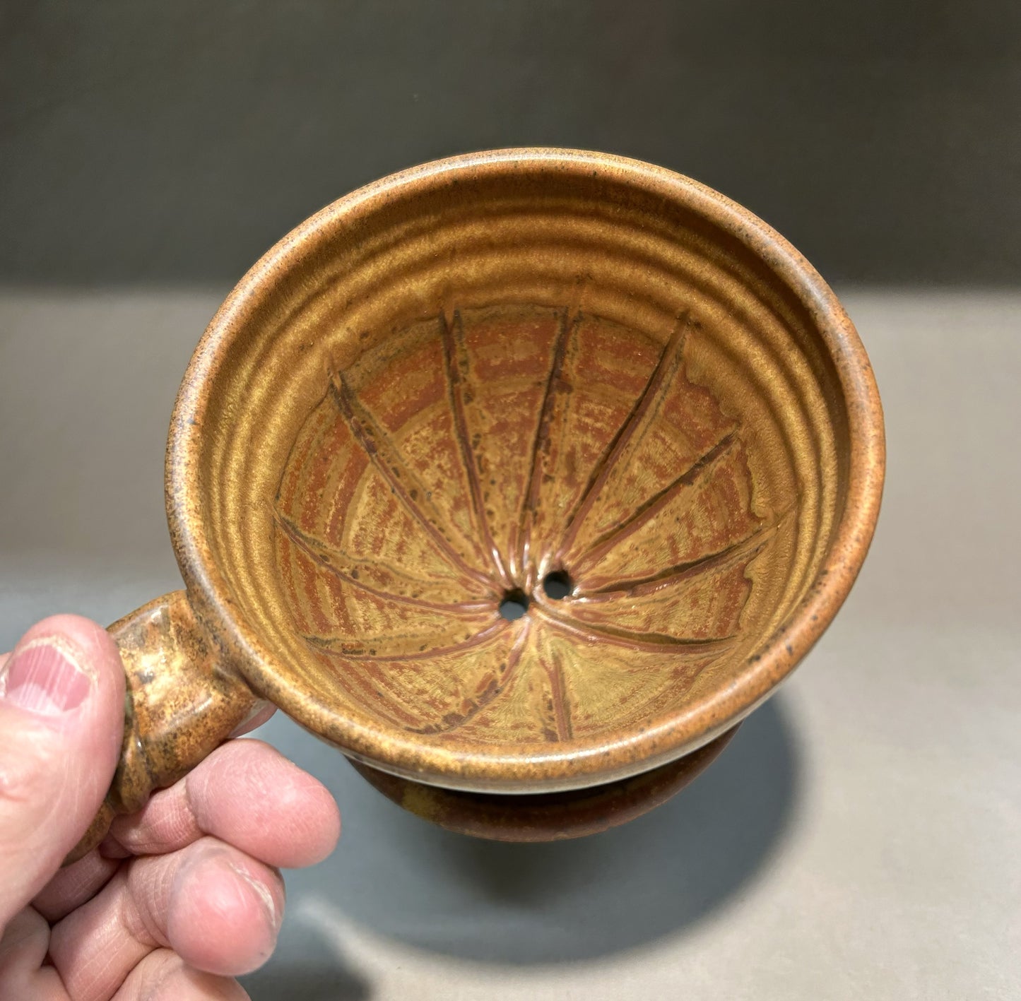 Handmade Pottery Coffee Cone – Artisan Pour-Over Brewer
