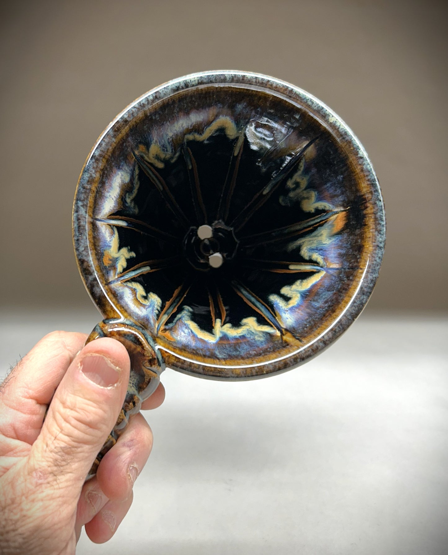 Handmade Pottery Coffee Cone – Pour-Over Coffee Brewer