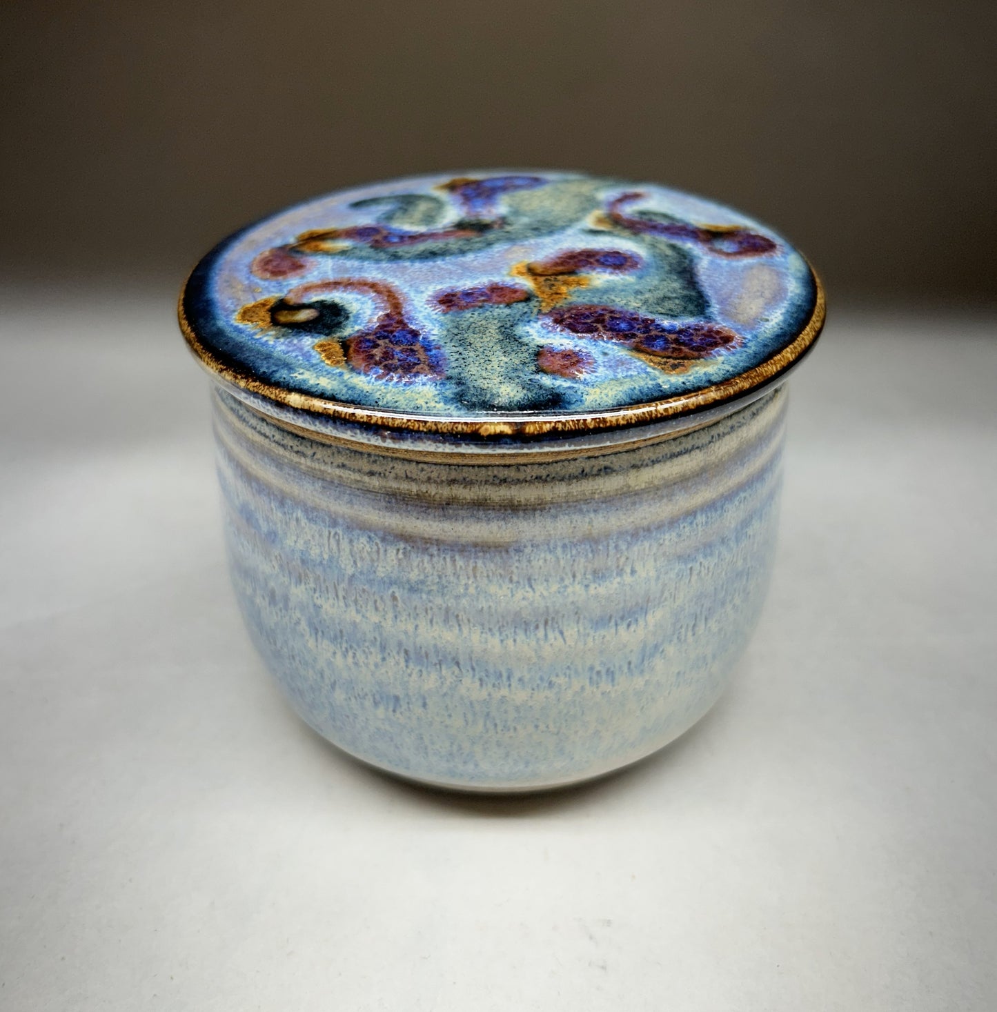 Handmade Pottery Butter Crock - Everything Glaze