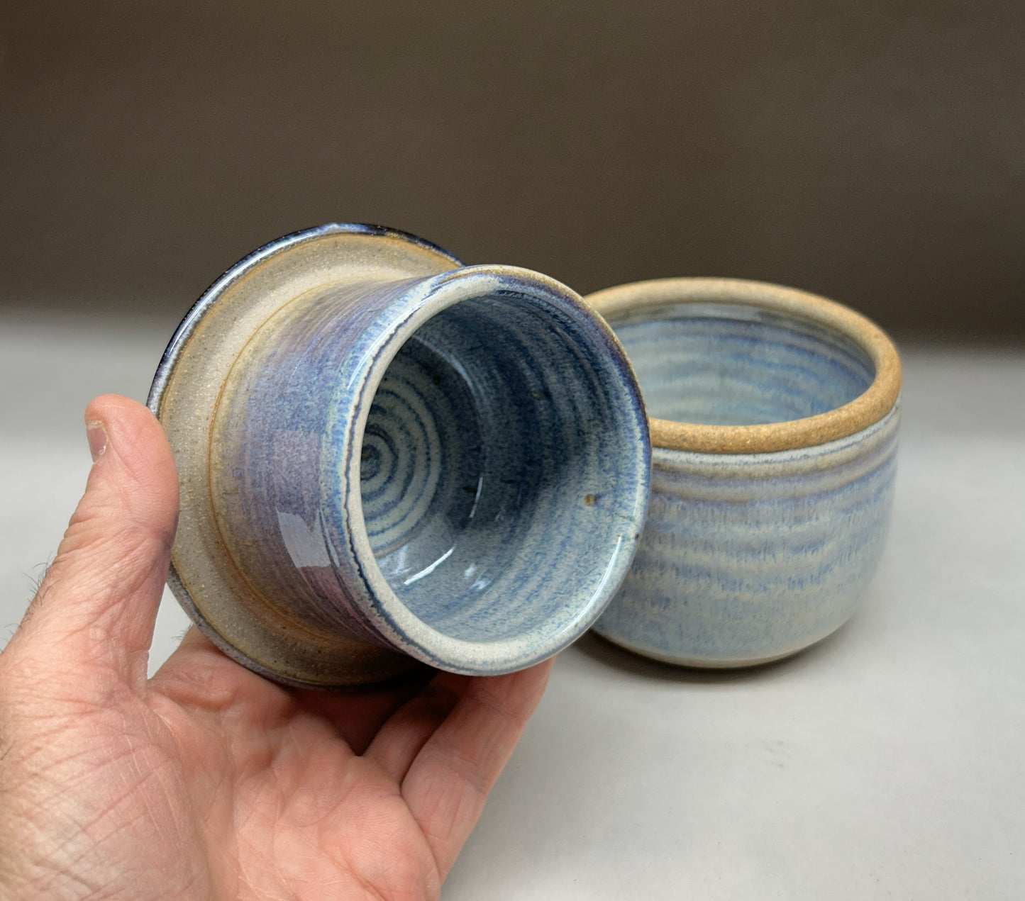 Handmade Pottery Butter Crock - Everything Glaze