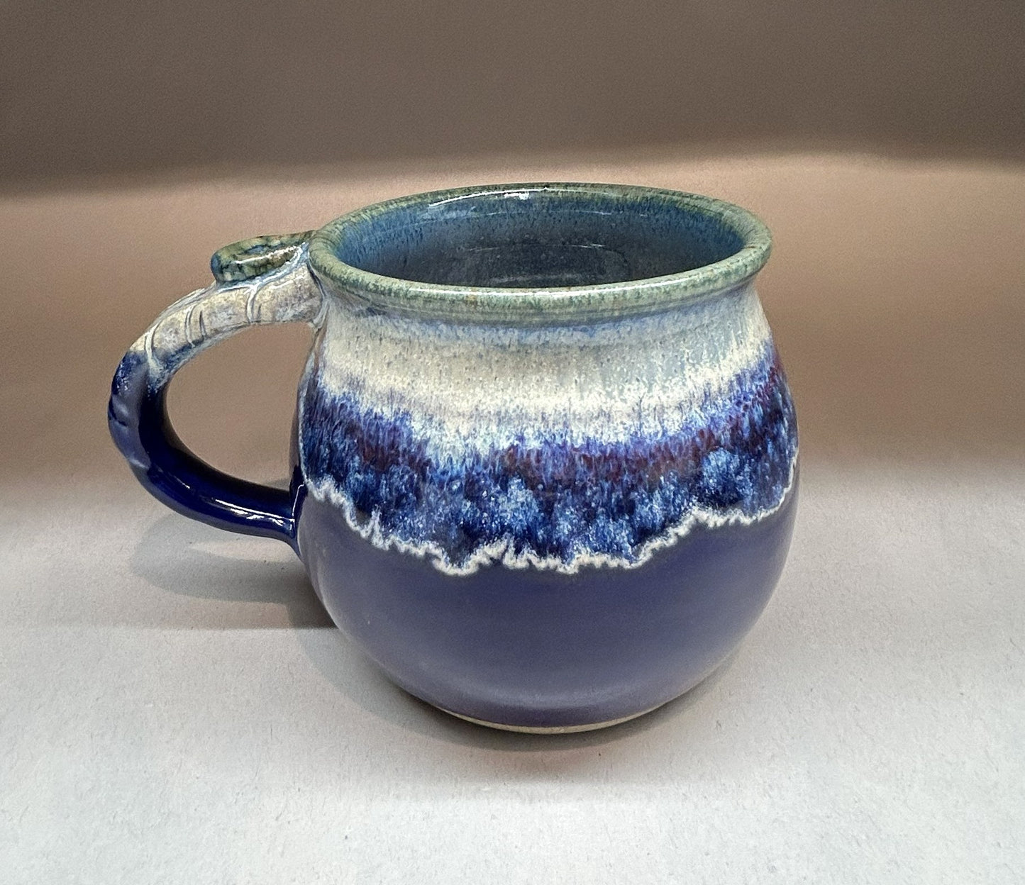 Handmade Pottery Mug – Cobalt Blue Glaze