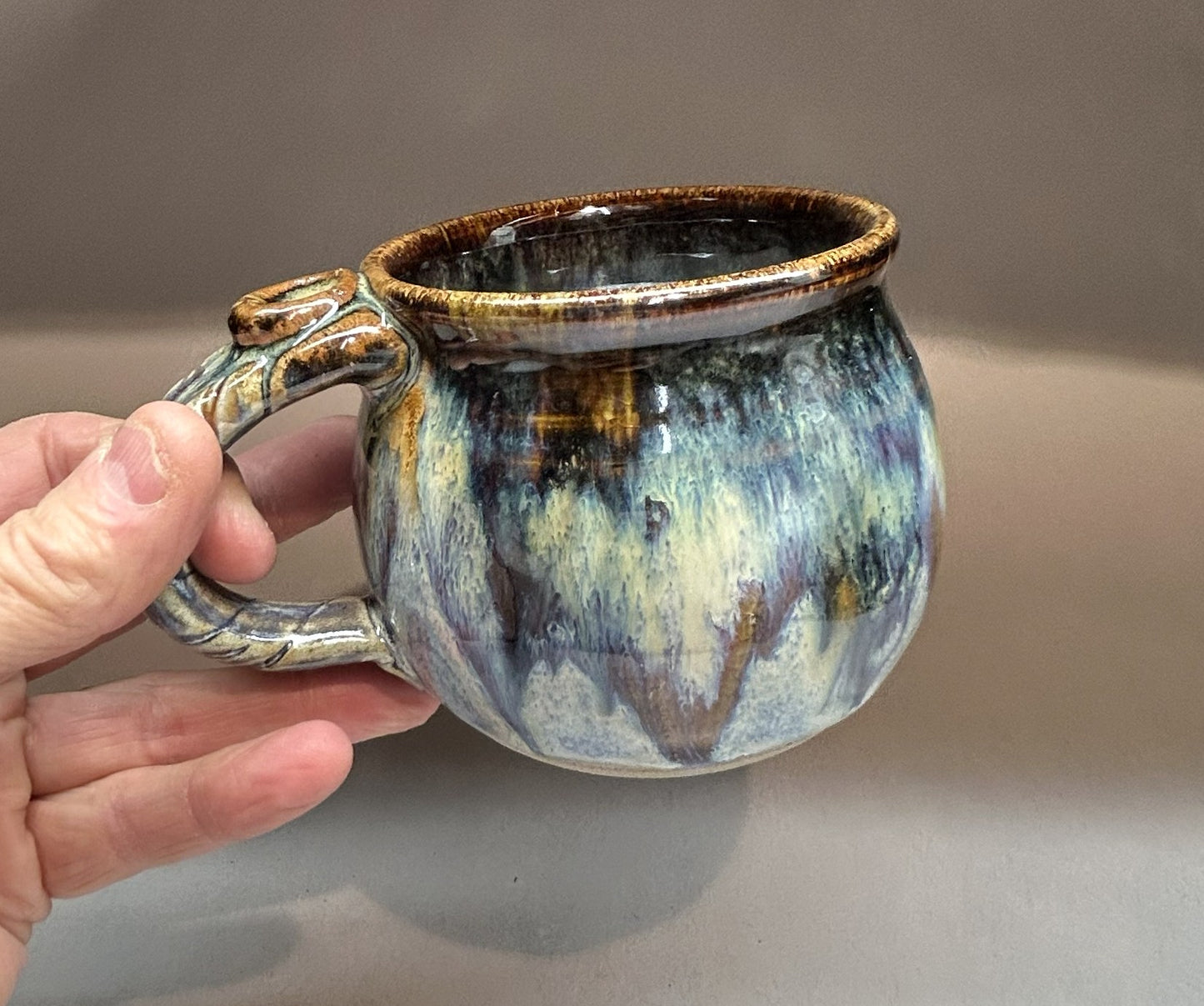 Artisan Everything Glaze Mug – Handmade Ceramic for Coffee & Tea