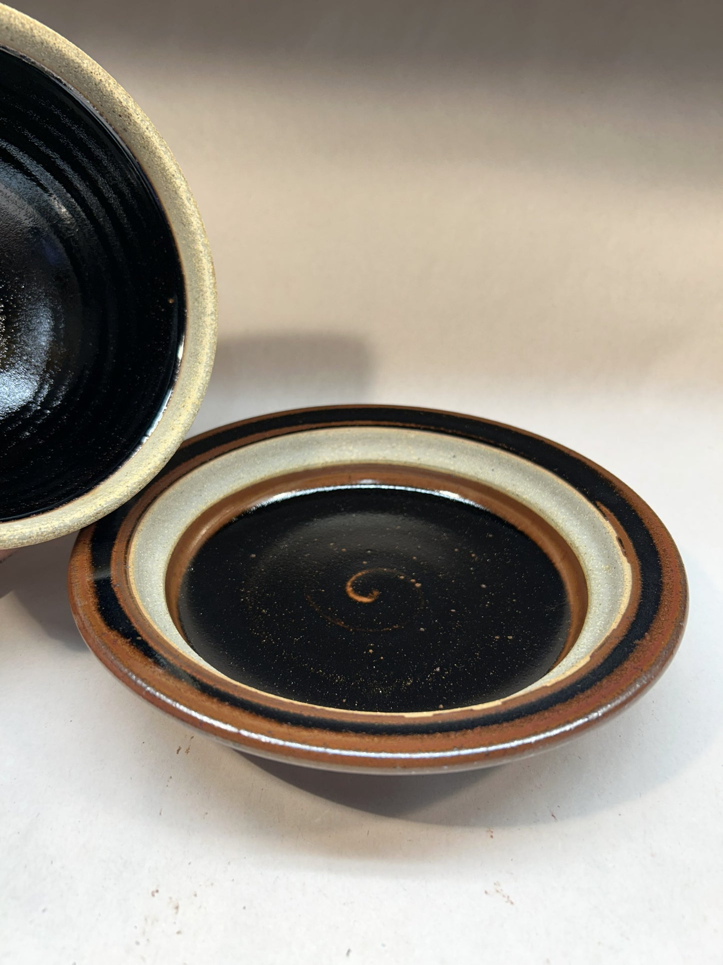 Handmade Pottery Butter Dish with domed lid - Kitchen Ware - Serving Ware