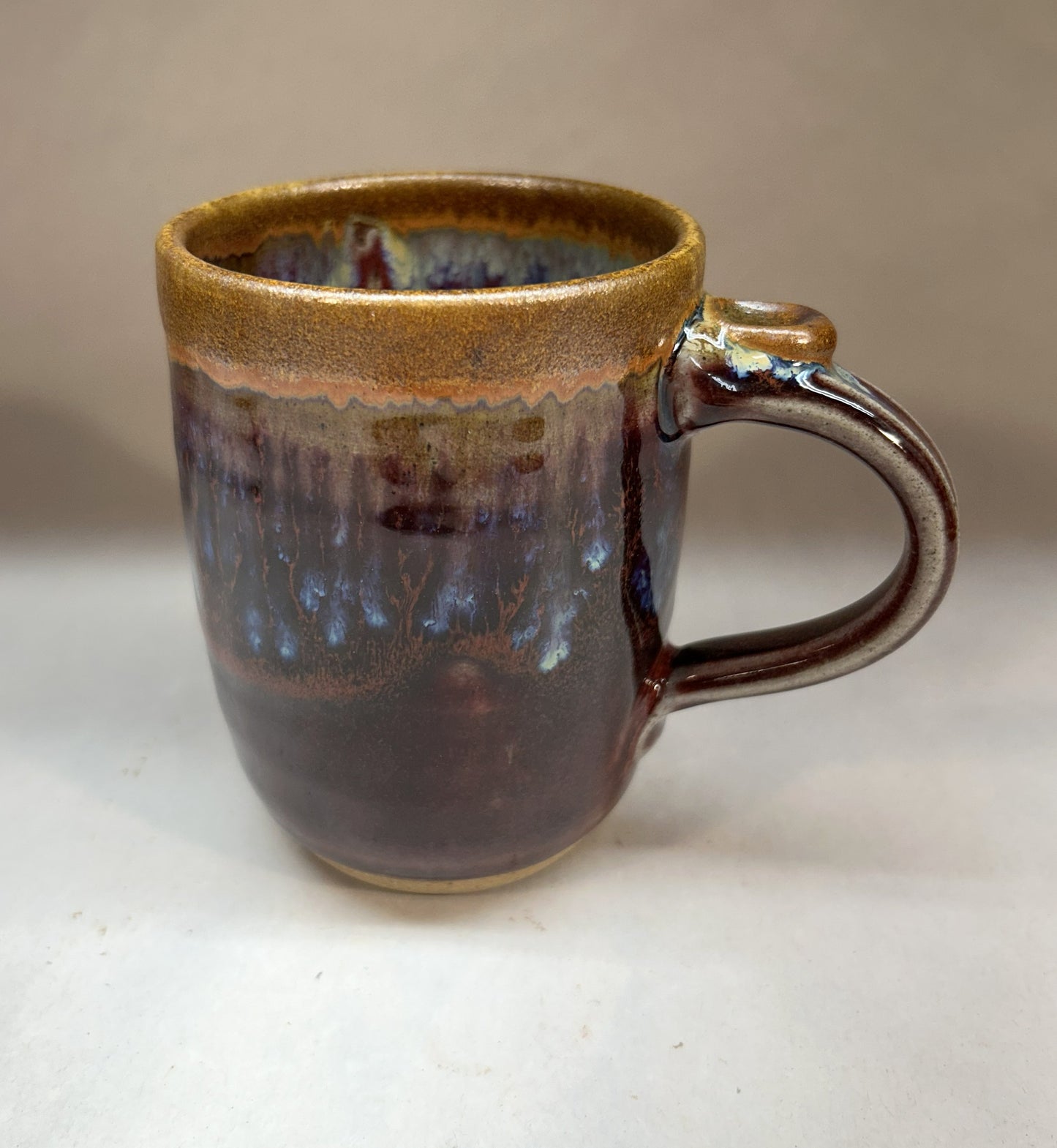 Pottery Coffee Mug - Copper Red Glaze - Made in Sisters Oregon