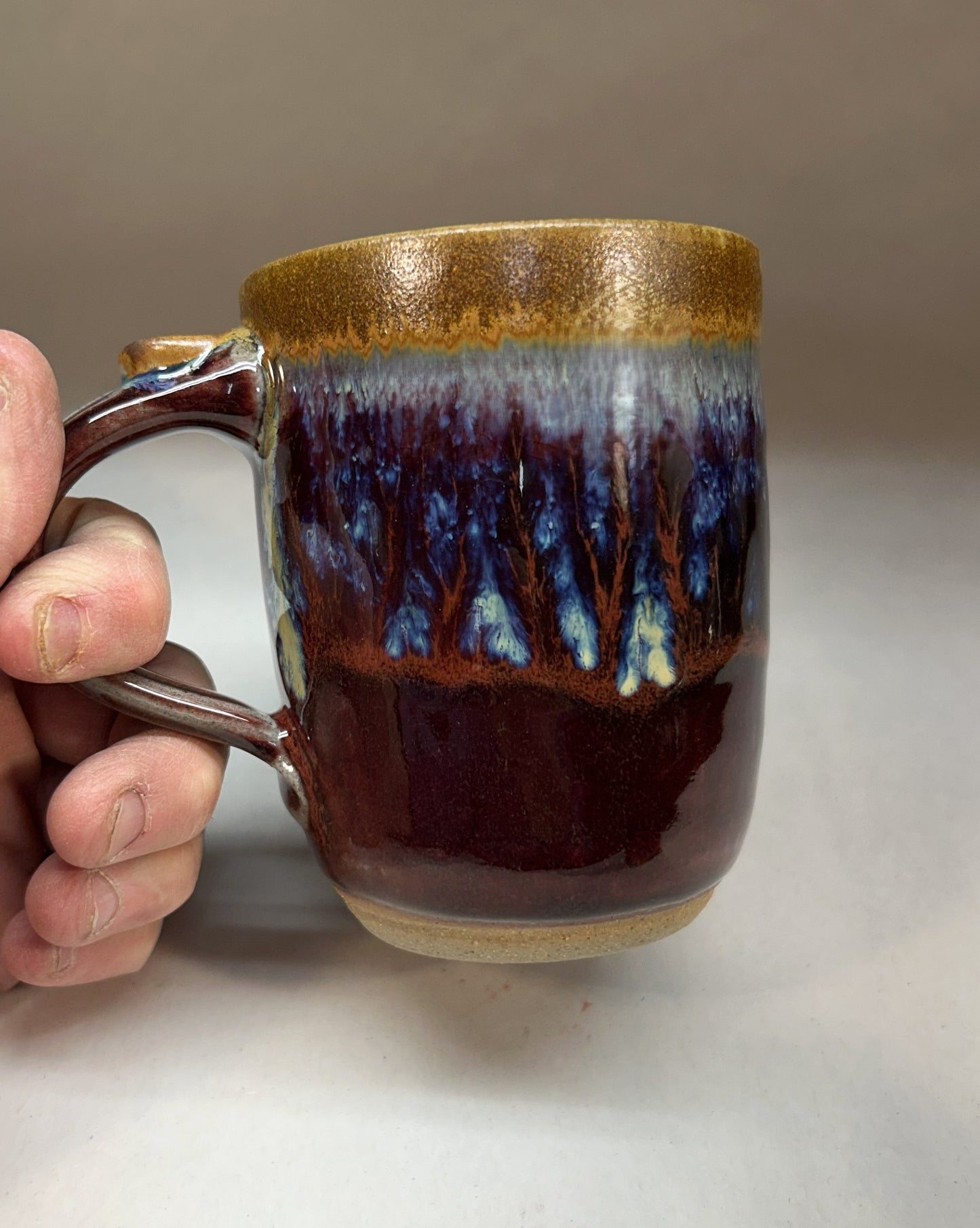 Pottery Coffee Mug - Copper Red Glaze - Made in Sisters Oregon