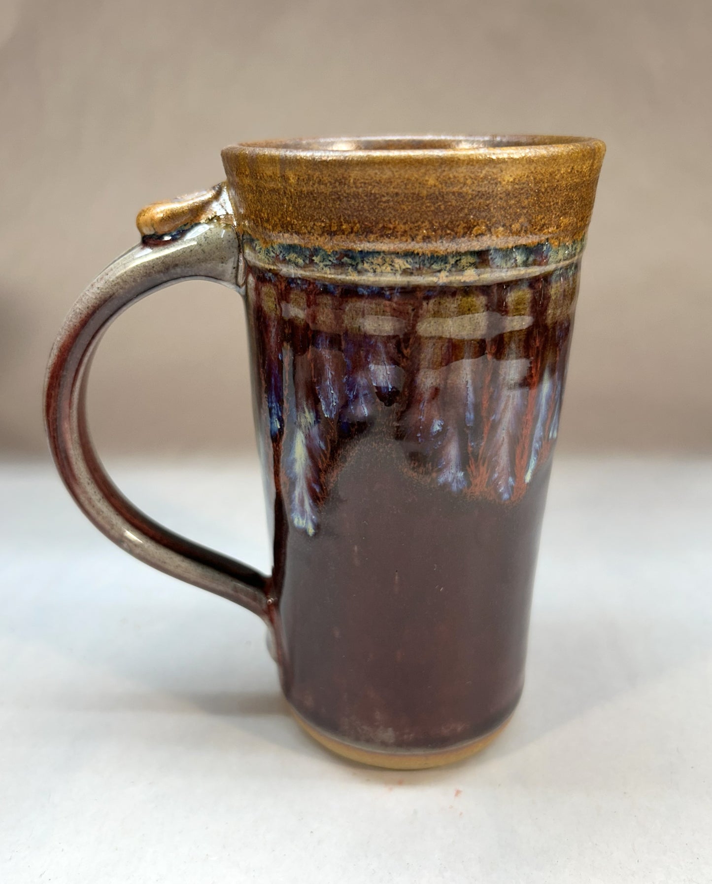Tall Handmade Pottery Mug - Made in Sisters Oregon