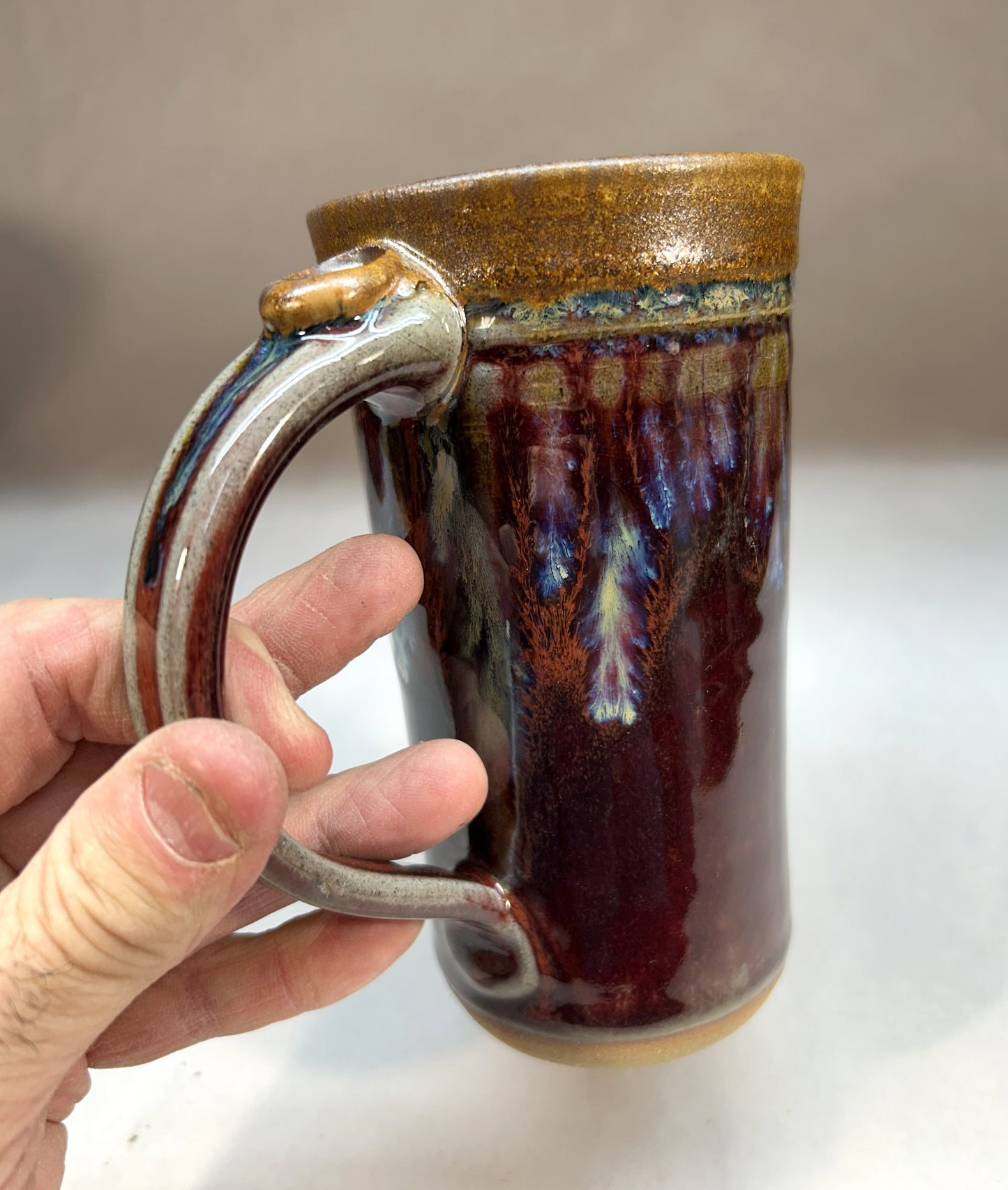 Tall Handmade Pottery Mug - Made in Sisters Oregon