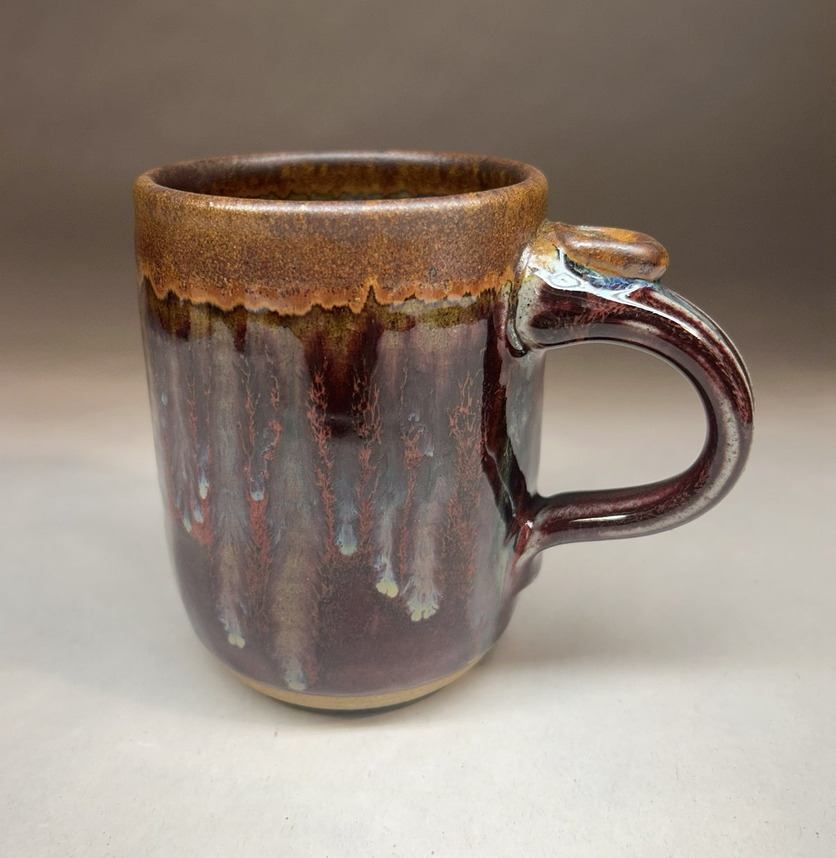Pottery Coffee Mug - Copper Red Glaze - Made in Sisters Oregon